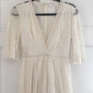NWOT Wishlist lace maxi dress